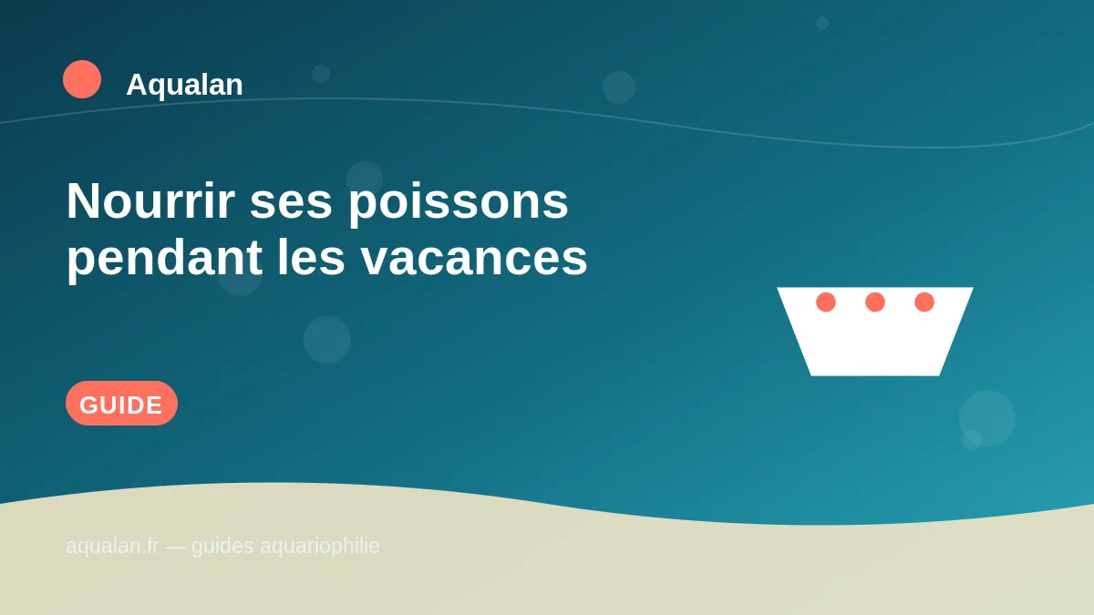 Illustration Aqualan : nourrir ses poissons pendant les vacances