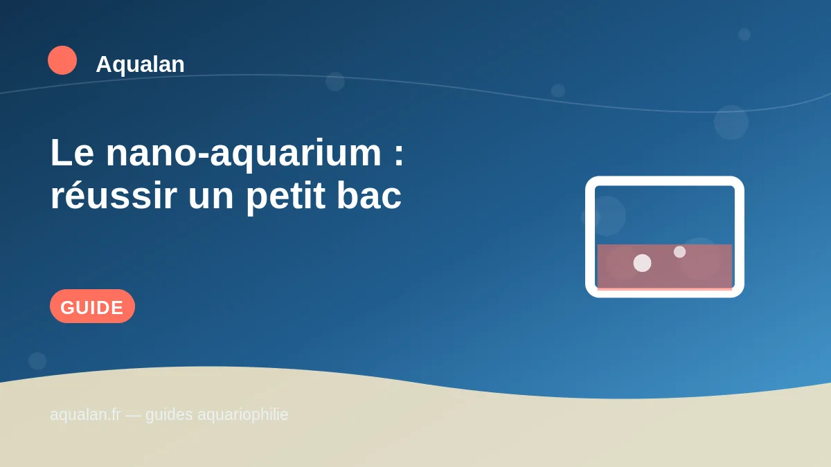 Illustration Aqualan : le nano-aquarium : réussir un petit bac