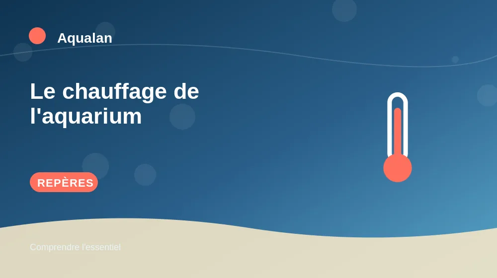 Le chauffage de l'aquarium : repères essentiels en illustration