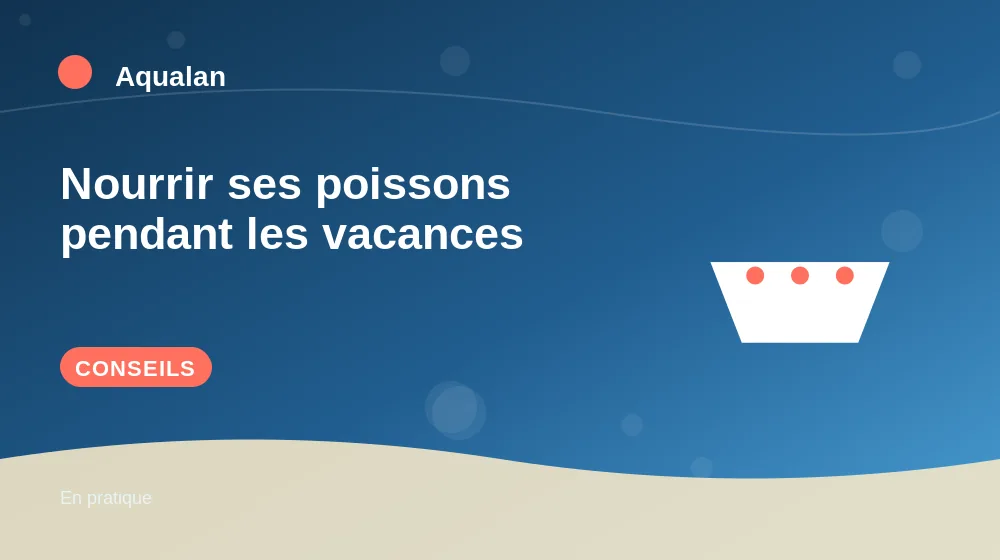 Nourrir ses poissons pendant les vacances : conseils pratiques en illustration