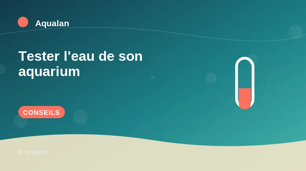 Tester l'eau de son aquarium : conseils pratiques en illustration