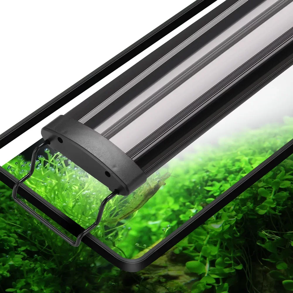 Rampe LED RGB pour aquarium, ultra-mince à pince, 31 à 120 cm