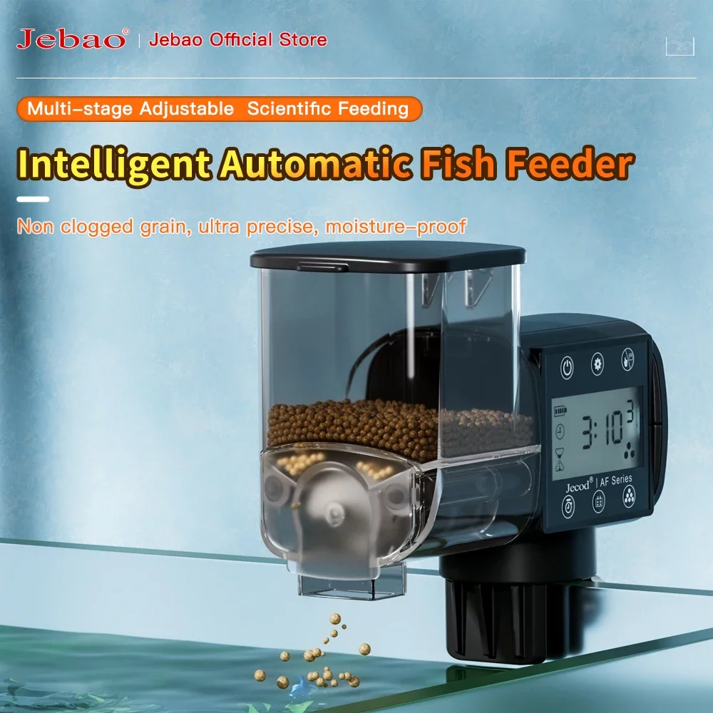 Distributeur automatique de nourriture Jebao Jecod à écran LCD