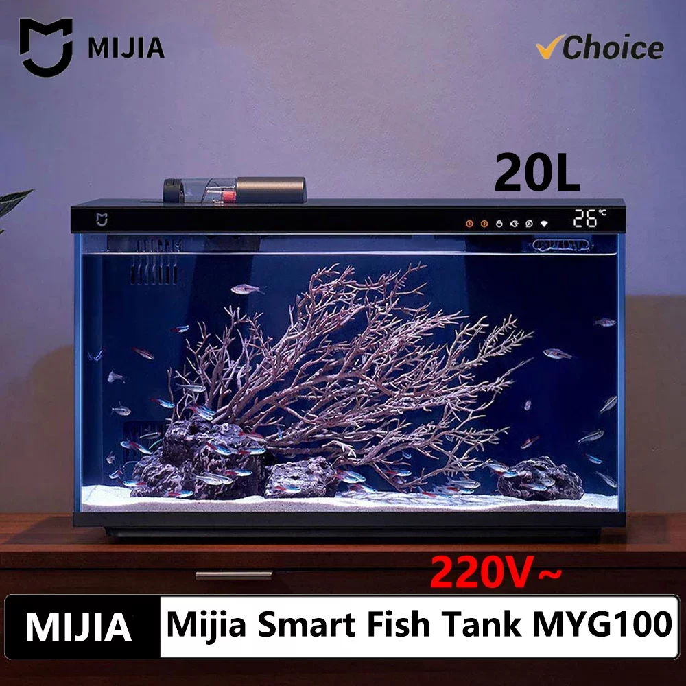 Aquarium connecté Mijia MYG100, app et nourrissage à distance