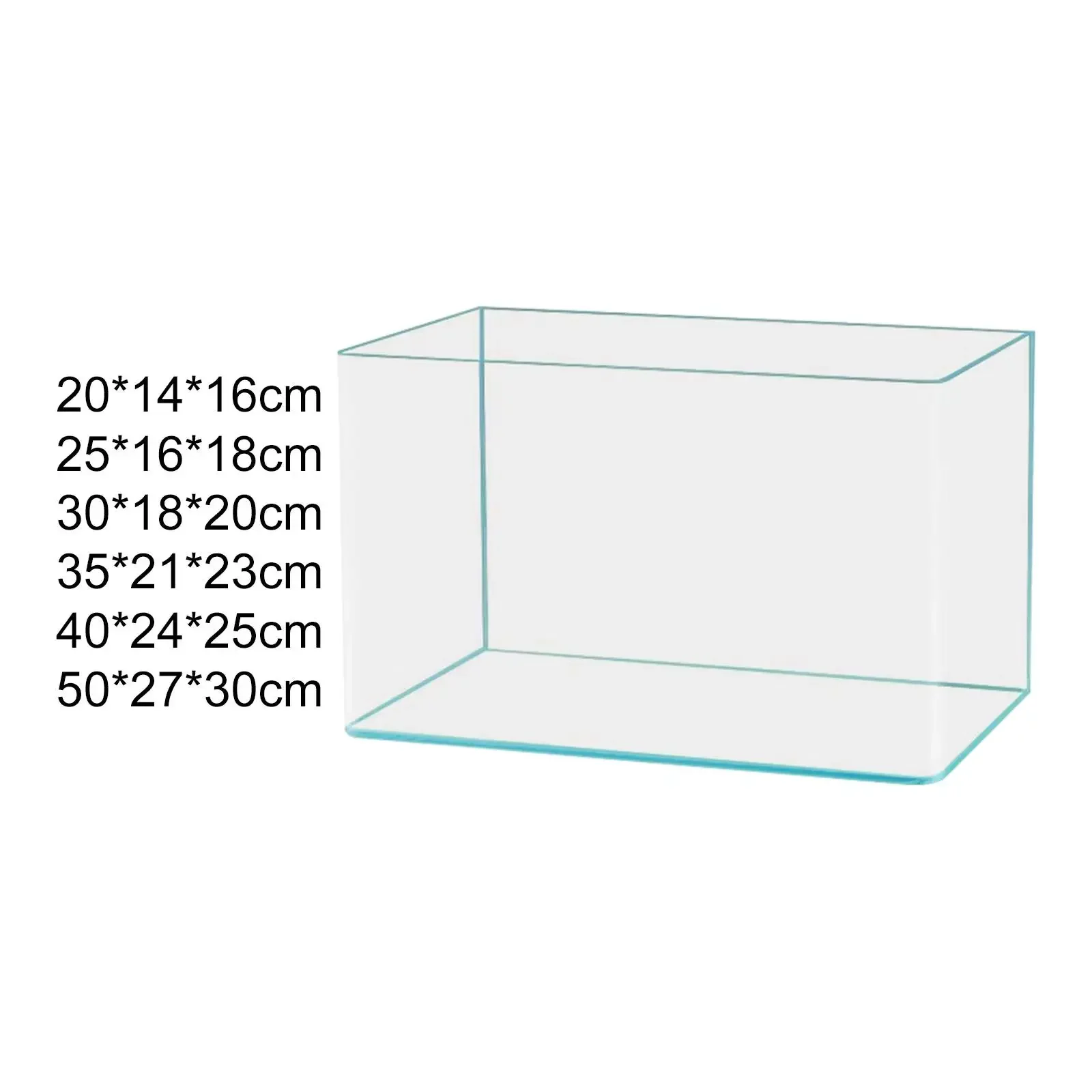 Nano aquarium cube en verre pour bureau et paysage aquatique