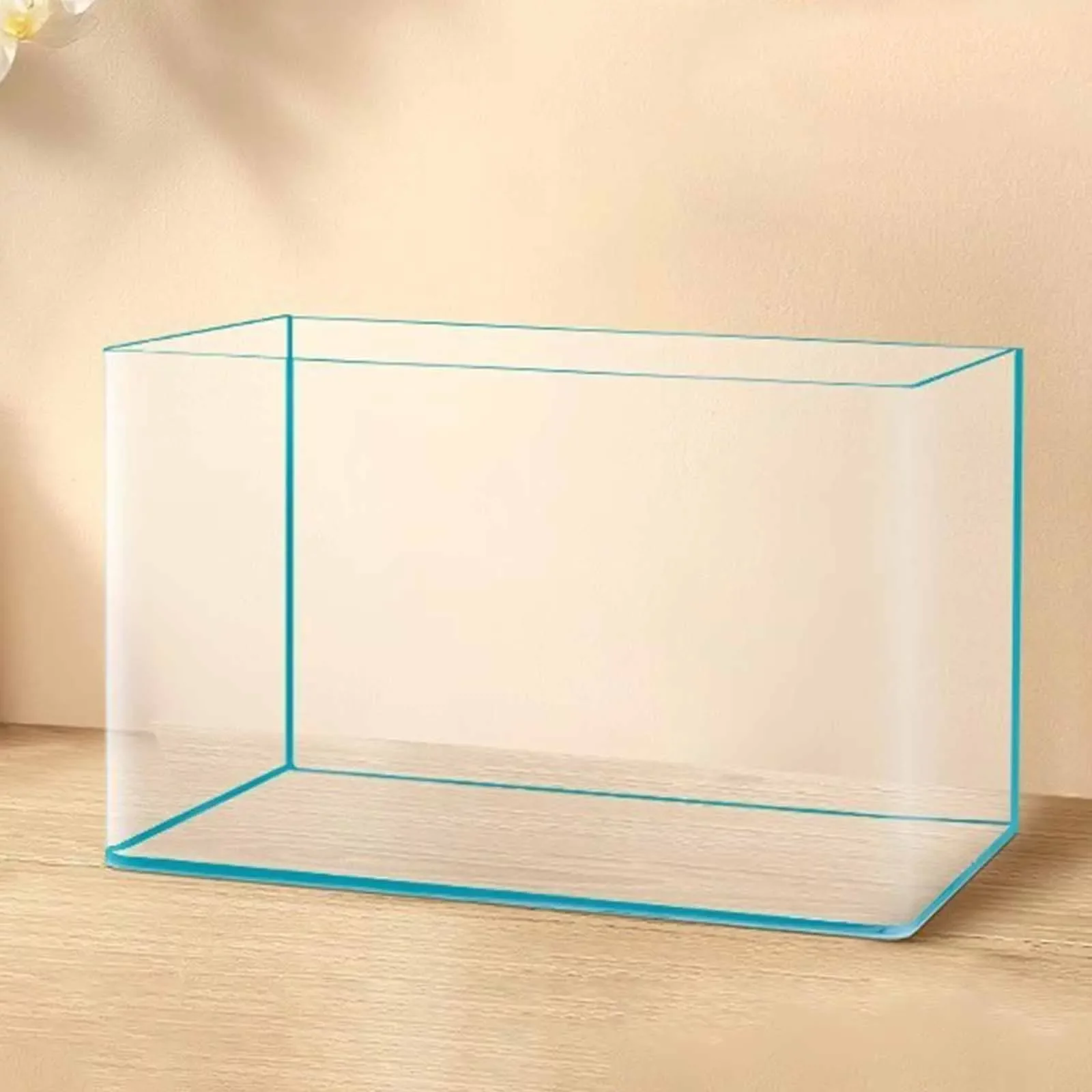Aquarium rimless en verre extra-blanc pour Betta, nano et crevettes