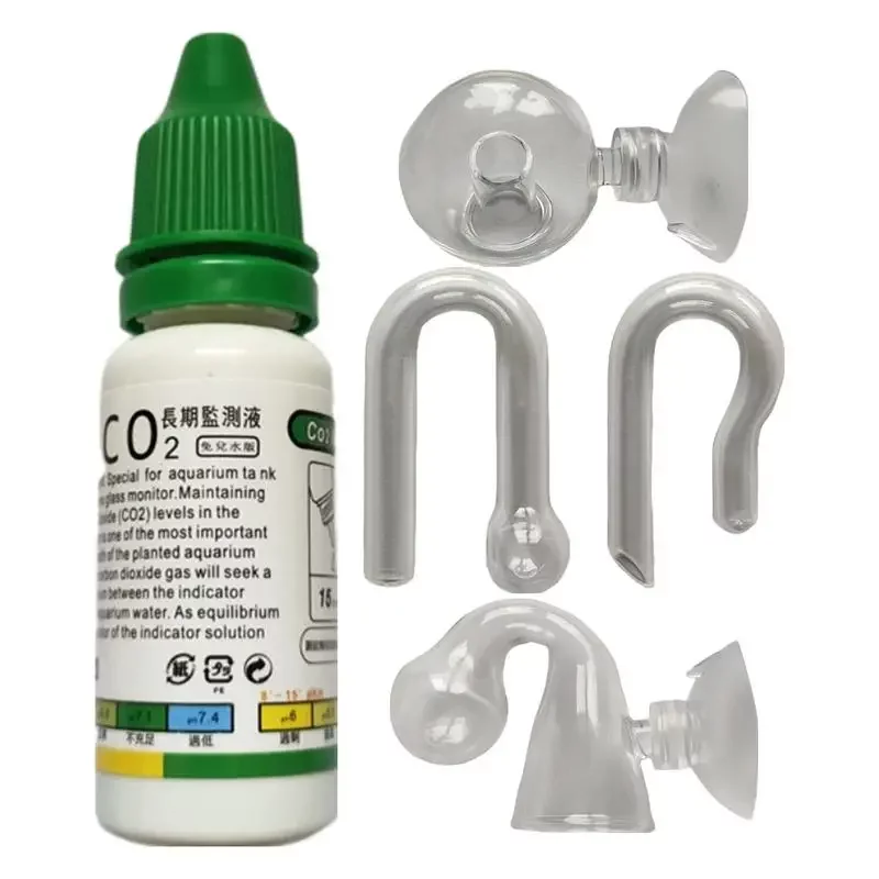 Solution d'indicateur de CO2 pour aquarium 15 ml (drop checker)