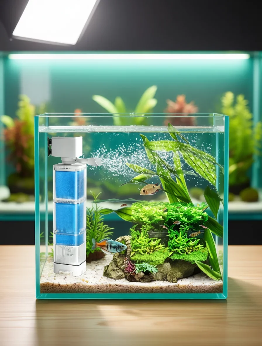 Pompe-filtre submersible silencieuse avec aération, 220V